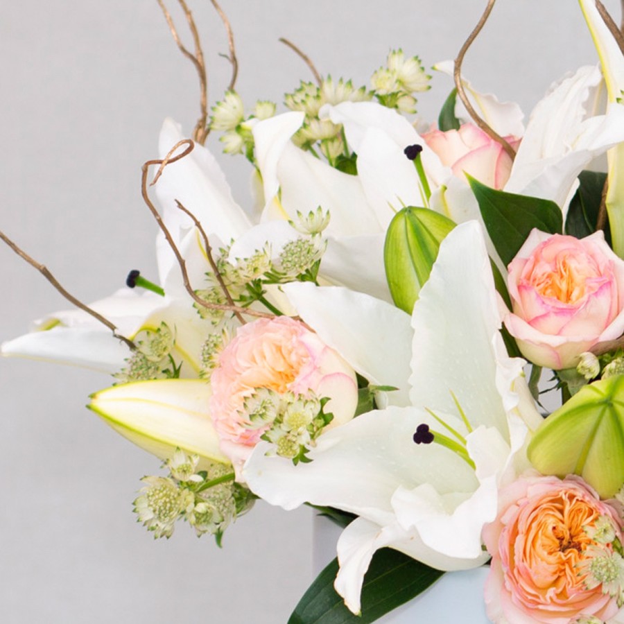 White Blossom Hatbox