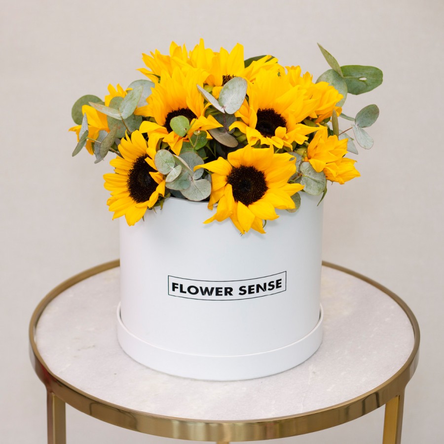 Sunflower Hatbox